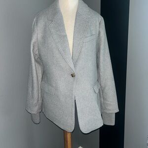 Free Assembly Sweater cuff blazer XL
